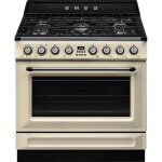 Smeg - piano de cuisson gaz tr90gmp - beige