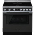 Smeg portofino cpf9ipan cuisinière anthracite Smeg portofino cpf9ipan cuisinière anthracite