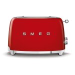 Smeg tsf01rdeu grille - pain 6 2 part(s) 950 w rouge