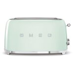 Smeg tsf02pgeu grille - pain 6 4 part(s) 1500 w vert