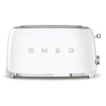 Smeg tsf02wheu grille - pain 6 4 part(s) 1500 w blanc