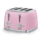 Smeg tsf03pkeu grille - pain 6 4 part(s) 2000 w rose