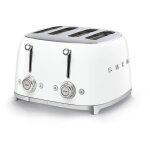 Smeg tsf03wheu grille - pain 6 4 part(s) 2000 w blanc