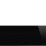 Smeg universale sih7933b table de cuisson � induction noir - 3 foyers