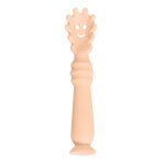 Smiley beige - tewindsor cuillre en silicone de qualit alimentaire pour bb, jouets'apprentissage ...
