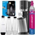 Sodastream duo titan 3 bouteilles siphon noir + cartouche quick connect