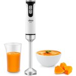 Solar mixeur plongeant, puissance 1200w, 12 vitesses + turbo, 4 lames en acier inoxydable, design ergonomique ...