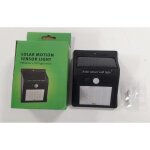 Projecteur solaire - led - pir - d�tecteur de mouvement - imperm�able - ext�rieur