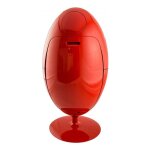 Soldi design poubelle pour le tri s�lectif ovetto gal� verni (verni rouge brillant - abs et polypropyl�ne) ...