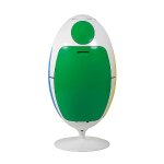 Soldi design poubelle pour le tri s�lectif ovetto multicolor amico (portes et hublot bleu jaune vert ...