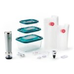 Solis vac stick starter set appareil � emballage sous vide 0, 66 mbar acier inoxydable