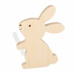Soliflore en bois 18 x 24 x 2, 5 cm - lapin