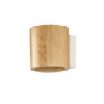 Sollux orbis - applique murale a 1 lumière, bois naturel, g9 Sollux orbis - applique murale a 1 lumière, bois naturel, g9