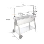 Somagic - r�tissoire � bois et � charbon de bois titan
