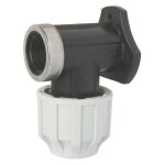 Somatherm raccord plastique per - applique murale femelle - o 25 - 3 - 4