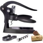 Sommelier professionnel tire - bouchon a levier ouvre - bouteille screwpull en acier inoxydable