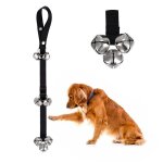 Sonnette de porte r�glable pour chien, accessoire de dressage en pot, id�al pour la maison