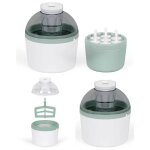 Sorbeti�re blanche - verte - 12w - 1l - cuve � accumulateur de froid - 7 b�tonnets inclus