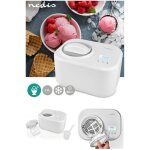 Sorbeti�re �lectrique 100w + compresseur int�gr� pour glace et sorbets yaourts glac�s 1l blanc / bleu ...