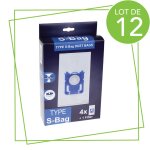 Sos accessoire lot de 12 bo�tes de 4 sacs type s - bag pour aspirateur electrolux 9001684589 aspirateur ...