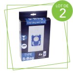 Sos accessoire lot de 2 bo�tes de 4 sacs type s - bag pour aspirateur electrolux 9001684589 aspirateur ...