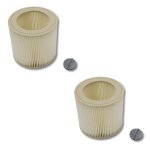 Sos accessoire lot de 2 filtre � aspirateur pour k�rcher wd series wd2 wd3 wd3p a2004 mv2 mv3 filtres ...