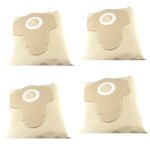 Sos accessoire lot de 4 sacs pour aspirateur aquavac acsacpap38l aspirateur (acsacpap38l ewt)