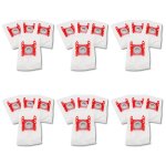 Sos accessoire lot de 6 bo�tes de 4 sacs d'aspirateur pour bosch bbz41fgall 00576334, 17000940 type g ...