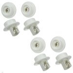 Sos accessoire lot de 8 roulettes panier inf�rieur pour lave - vaisselle electrolux 50279059005 lave ...