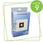 Sos accessoire lot de 9 botes de 5 sacs avec 1 pre filtre coupe / compact / go / force pour aspirateur ...