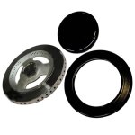 Sos accessoire couronne de br�leur + 2 chapeaux pour plaque de cuisson smeg 882410061 plaque de cuisson ...