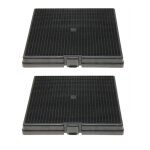 Sos accessoire lot de deux filtres charbon d241 ca240s pour hotte rosieres 49002532 chf007 / 1 hotte ...