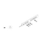 Sos accessoire jeu injecteurs gicleurs butane (rep�re 50) pour four cuisini�re fratelli onofri 387a04 ...