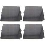 Sos accessoire lot de quatre filtres � charbon airforce fc120 affcaf16cs 260x256x17 mm pour hotte airforce ...