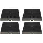 Sos accessoire lot de quatre filtres charbon d241 ca240s pour hotte rosieres 49002532 chf007 / 1 hotte ...
