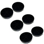 Sos accessoire lot de six filtres charbon t57 175x45 mm pour hotte whirlpool 4055171138 208352146603 ...