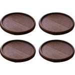Sous - verres en bois pour boissons, sous - verres en bois pour boissons absorbantes, 2