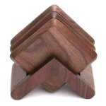 Sous - verres en bois naturel, pour boissons, caf, tasse a th, sous - verres de table, tapis isolants ...