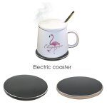 Sous - verres chauffants usb en mtal, pour le bureau et la maison