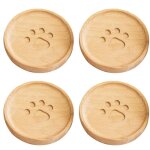 Sous - verres géométriques antidérapants 4 pièces sous - verres en bois pour tasses patte d'ours tapis ... Sous - verres géométriques antidérapants 4 pièces sous - verres en bois pour tasses patte d'ours tapis ...