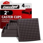 Sous verres de meubles 4 roulettes, patins de meubles antidérapants 51 * 51mm pour sols en bois dur, ... Sous verres de meubles 4 roulettes, patins de meubles antidérapants 51 * 51mm pour sols en bois dur, ...