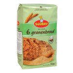 Soubry pain aux 6 grains, pain de mie riche en fibres et c�r�ales compl�tes, 5000 g