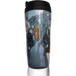 Soul eater travel coffee mugs double wall vacuum tumblers insulated thermos mug - 12 oz