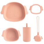 En sourdine - ensemble de vaisselle en silicone sans bpa, etanche, bol, assiettes, gobelet, anneau de ... En sourdine - ensemble de vaisselle en silicone sans bpa, etanche, bol, assiettes, gobelet, anneau de ...