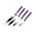 Spatule coudee inox 20 cm manche plastique Spatule coudee inox 20 cm manche plastique