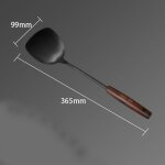 Spatule a soupe en acier inoxydable, titane vintage, cuillre a soupe, passoire, mnage f2 intgr, manche ...