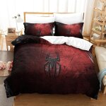 Spiderman chambre d�coration ensemble de literie motif imprim� d ultra doux housse de couette fermeture ...