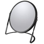 Spirella miroir grossissant sur pied acier akira noir mat