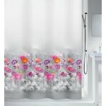 Spirella rideau de douche polyester abella 180x200cm gris rose