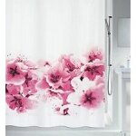 Spirella rideau de douche polyester amanda 180x200cm rose